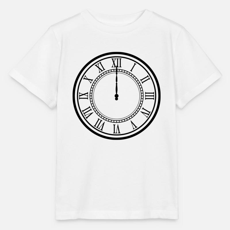 clock watch uhr time zeit - Stanley/Stella Kinder T-Shirt MINI CREATOR  - Weiß