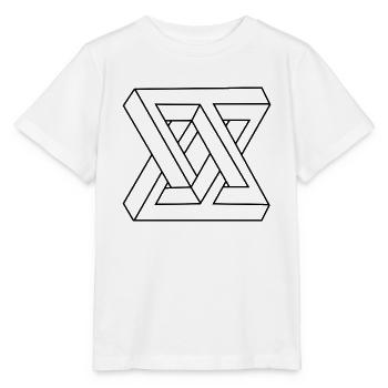 Impossible form black - Stanley/Stella MINI CREATOR Kids’ T-Shirt - white - Front - Maike (125cm)