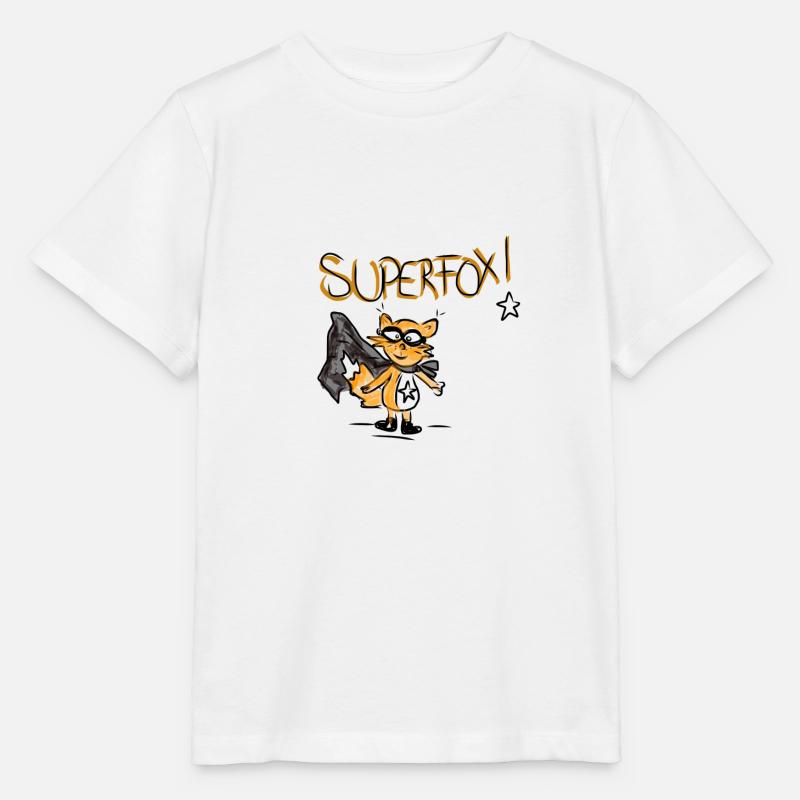 Superfox - T-shirt bio MINI CREATOR Stanley/Stella Enfant - blanc