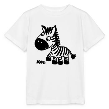 Zebra - Stanley/Stella MINI CREATOR Kids’ T-Shirt - white - Front - Maike (125cm)