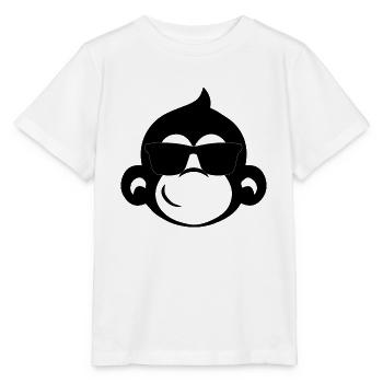 kühler Affe - Stanley/Stella Kinder T-Shirt MINI CREATOR  - Weiß - Vorne - Maike (125cm)