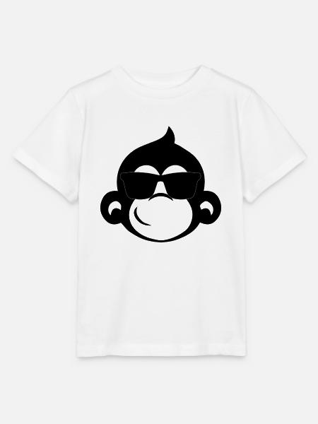 kühler Affe - Stanley/Stella Kinder T-Shirt MINI CREATOR - Weiß