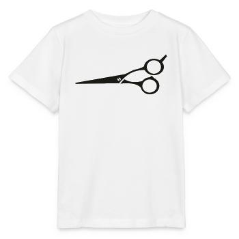 hairdresser barber barbier friseur coiffeur bart b - Stanley/Stella Kinder T-Shirt MINI CREATOR  - Weiß - Vorne - Maike (125cm)