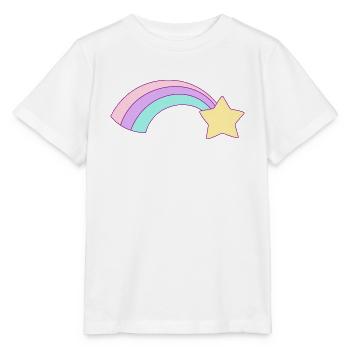 Shooting Star arc-en-cadeaux T-shirts - T-shirt bio MINI CREATOR Stanley/Stella Enfant - blanc - Devant - Maike (125cm)