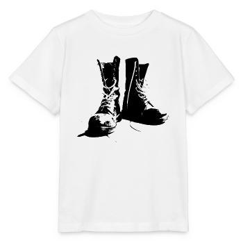 schuhe highheels schoes flipflops boots stiefel19 - Stanley/Stella Kinder T-Shirt MINI CREATOR  - Weiß - Vorne - Maike (125cm)