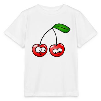 les cerises - T-shirt bio MINI CREATOR Stanley/Stella Enfant - blanc - Devant - Maike (125cm)