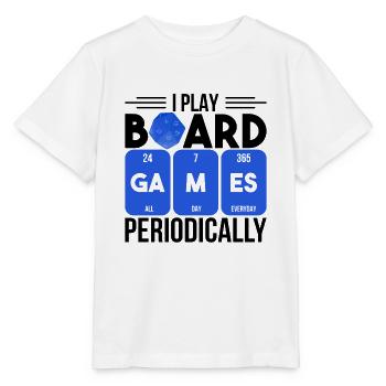 Nerd Ich spiele Brettspiele Periodisch Geschenk - Stanley/Stella Kinder T-Shirt MINI CREATOR  - Weiß - Vorne - Maike (125cm)