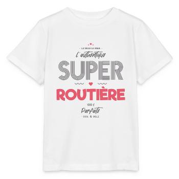 L authentique super routière - T-shirt bio MINI CREATOR Stanley/Stella Enfant - blanc - Devant - Maike (125cm)