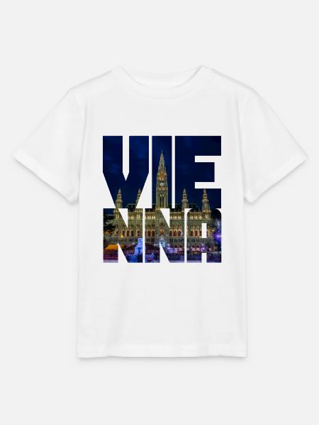 Wien Rathaus - Stanley/Stella Kinder T-Shirt MINI CREATOR - Weiß
