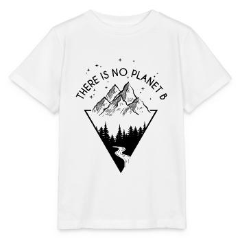No Planet B - Protection de l’environnement Climate Strike Earth Planet - T-shirt bio MINI CREATOR Stanley/Stella Enfant - blanc - Devant - Maike (125cm)
