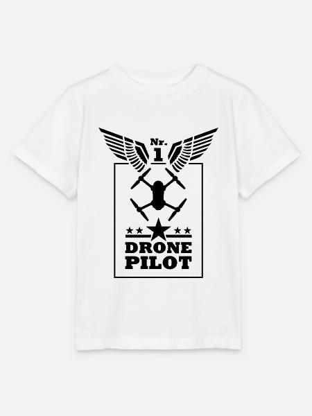 Nr. 1 Drone Pilot - Stanley/Stella Kinder T-Shirt MINI CREATOR - Weiß