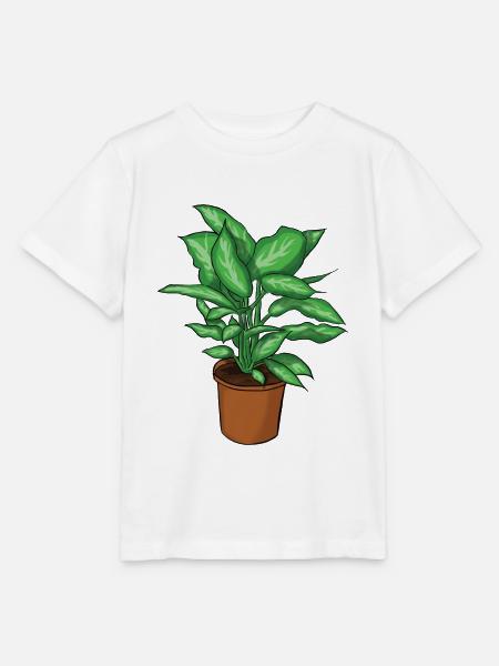 Topfpflanze - Stanley/Stella Kinder T-Shirt MINI CREATOR - Weiß