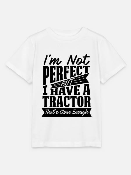 PERFEKT MIT SCHLEPPER - Stanley/Stella Kinder T-Shirt MINI CREATOR - Weiß