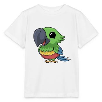 Naughty cartoon parrot - Stanley/Stella MINI CREATOR Kids’ T-Shirt - white - Front - Maike (125cm)