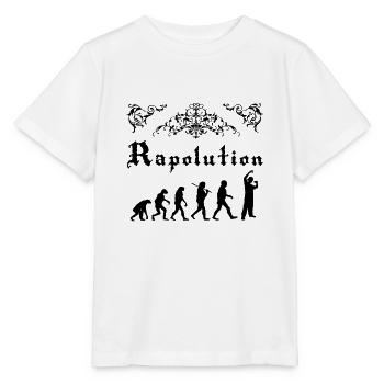 Rap Evolution - Stanley/Stella MINI CREATOR Kids’ T-Shirt - white - Front - Maike (125cm)