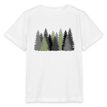 baum tree baumstamm wald forest woods168 - Stanley/Stella Kinder T-Shirt MINI CREATOR  - Weiß - Vorne - Maike (125cm)
