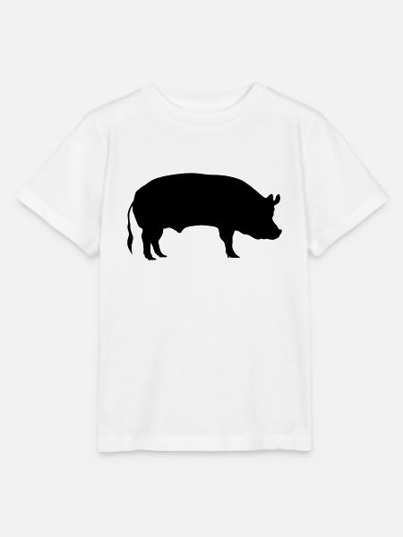 Schwein / Sau - Stanley/Stella Kinder T-Shirt MINI CREATOR - Weiß