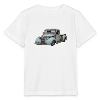 Oldtimer Pick Up - Stanley/Stella Kinder T-Shirt MINI CREATOR  - Weiß - Vorne - Maike (125cm)