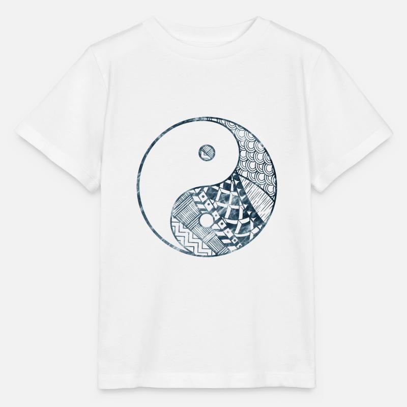 Yin Yang - T-shirt bio MINI CREATOR Stanley/Stella Enfant - blanc