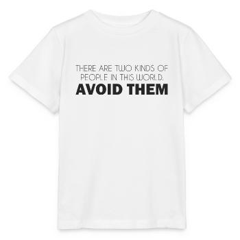 Dividing the World, One Sarcasm at a Time - Stanley/Stella MINI CREATOR Kids’ T-Shirt - white - Front - Maike (125cm)