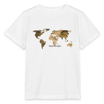 CARTE DU MONDE - T-shirt bio MINI CREATOR Stanley/Stella Enfant - blanc - Devant - Maike (125cm)