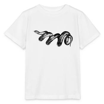 serpent - T-shirt bio MINI CREATOR Stanley/Stella Enfant - blanc - Devant - Maike (125cm)
