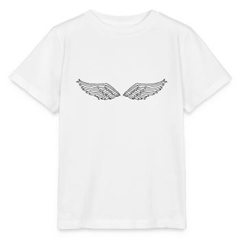 Engelsflügel - Stanley/Stella Kinder T-Shirt MINI CREATOR  - Weiß - Vorne - Maike (125cm)