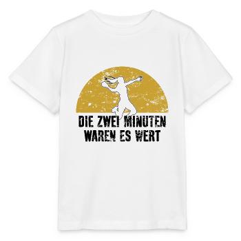 HANDBALL HANDBALLER ZWEI MINUTEN FOUL - Stanley/Stella Kinder T-Shirt MINI CREATOR  - Weiß - Vorne - Maike (125cm)