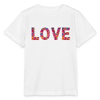 Une typographie sincère - T-shirt bio MINI CREATOR Stanley/Stella Enfant - blanc - Devant - Maike (125cm)