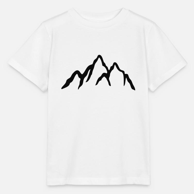 montagne - T-shirt bio MINI CREATOR Stanley/Stella Enfant - blanc