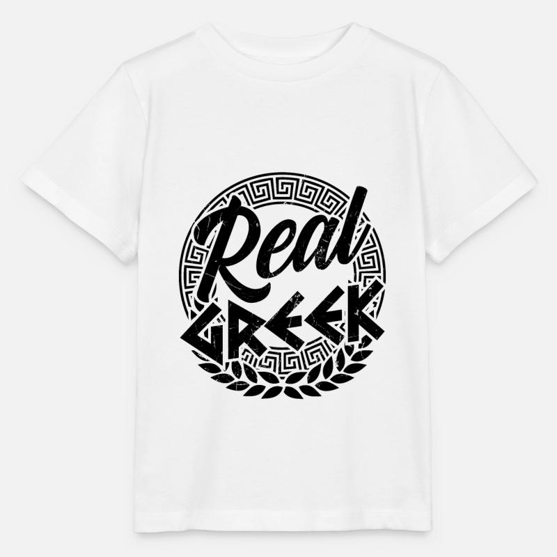 Echter Grieche Geschenkidee - Stanley/Stella Kinder T-Shirt MINI CREATOR - Weiß