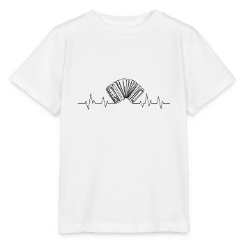 accordéon - T-shirt bio MINI CREATOR Stanley/Stella Enfant - blanc - Devant - Maike (125cm)