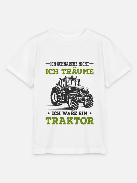 Traktor - Stanley/Stella Kinder T-Shirt MINI CREATOR  - Weiß