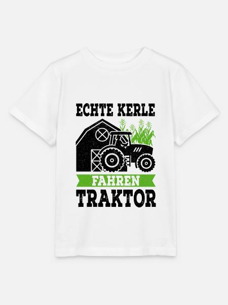 Traktor - Stanley/Stella Kinder T-Shirt MINI CREATOR - Weiß