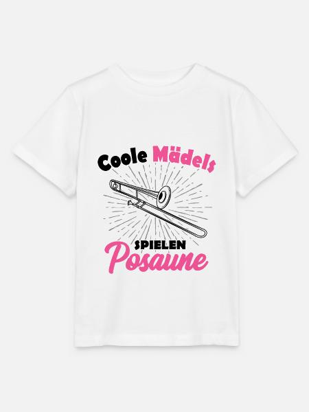 Posaune - Stanley/Stella Kinder T-Shirt MINI CREATOR  - Weiß