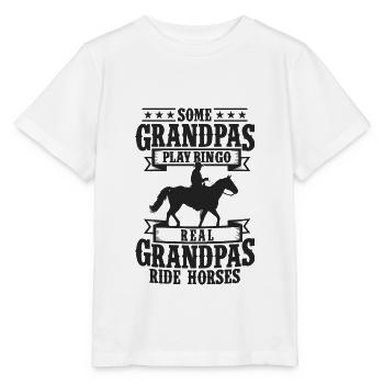 Les chevaux - T-shirt bio MINI CREATOR Stanley/Stella Enfant - blanc - Devant - Maike (125cm)