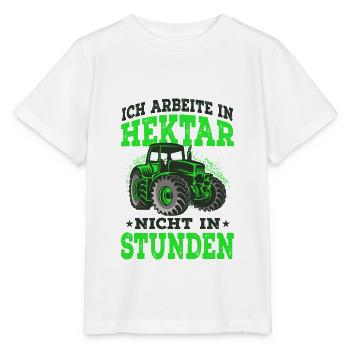 Landwirt - Stanley/Stella Kinder T-Shirt MINI CREATOR  - Weiß - Vorne - Maike (125cm)