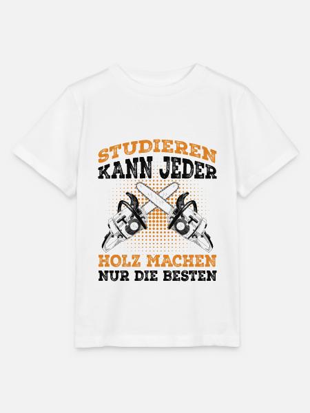 Holzfäller - Stanley/Stella Kinder T-Shirt MINI CREATOR - Weiß