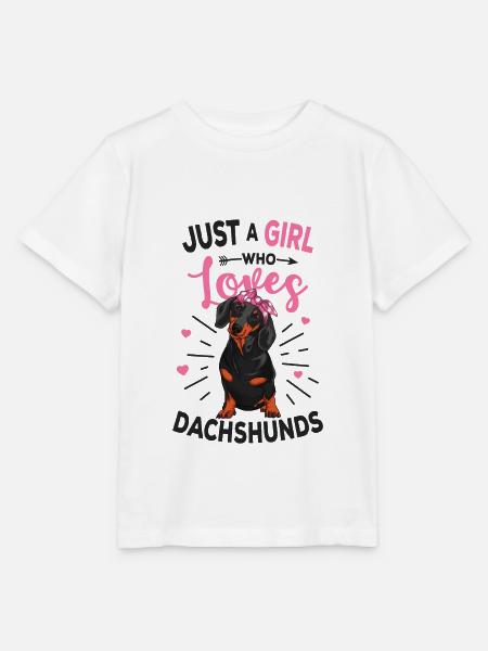 Dackel - Stanley/Stella Kinder T-Shirt MINI CREATOR  - Weiß
