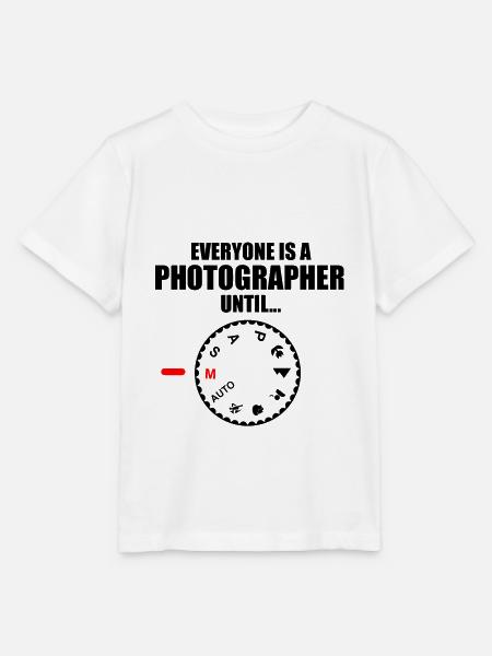 Fotograf - Stanley/Stella Kinder T-Shirt MINI CREATOR - Weiß