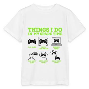 Gamer - Stanley/Stella MINI CREATOR Kids’ T-Shirt - white - Front - Maike (125cm)