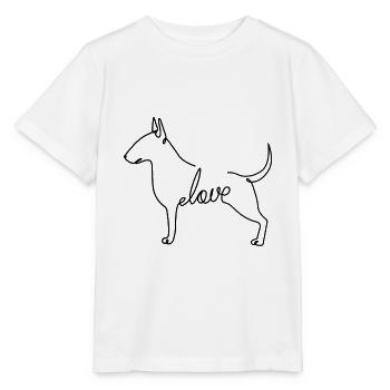 Bull terrier - Stanley/Stella MINI CREATOR Kids’ T-Shirt - white - Front - Maike (125cm)