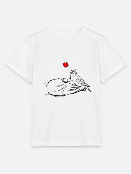 Wellensittich - Stanley/Stella Kinder T-Shirt MINI CREATOR - Weiß