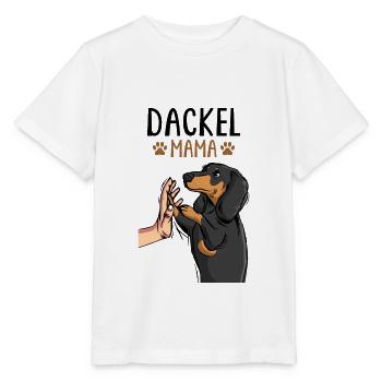 Dachshund Mom - Sweet Badger Dog - Stanley/Stella MINI CREATOR Kids’ T-Shirt - white - Front - Maike (125cm)