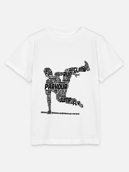 Parkour - Stanley/Stella Kinder T-Shirt MINI CREATOR - Weiß