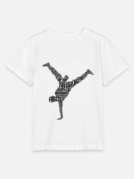 Breakdance - Stanley/Stella Kinder T-Shirt MINI CREATOR - Weiß