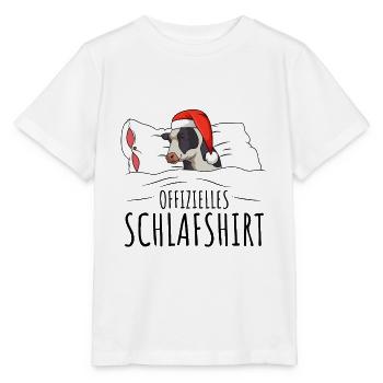 Kuh Weihnachten Kühe - Stanley/Stella Kinder T-Shirt MINI CREATOR  - Weiß - Vorne - Maike (125cm)