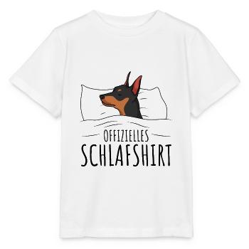 Pinscher nain - T-shirt bio MINI CREATOR Stanley/Stella Enfant - blanc - Devant - Maike (125cm)