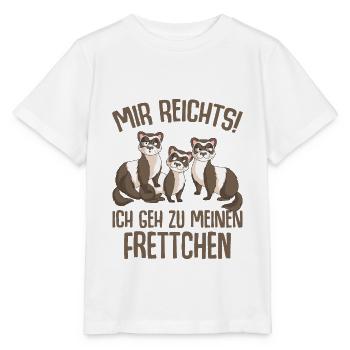 Frettchen - Stanley/Stella Kinder T-Shirt MINI CREATOR  - Weiß - Vorne - Maike (125cm)