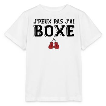 Ich kann nicht Boxen Humor Boxen, Boxer Geschenk - Stanley/Stella Kinder T-Shirt MINI CREATOR  - Weiß - Vorne - Maike (125cm)